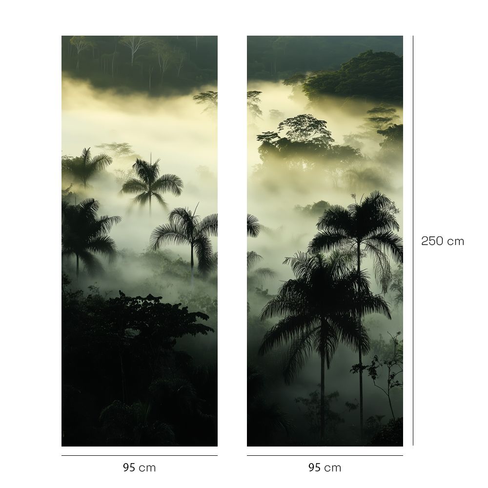 Papier peint "Brume matinale sereine"