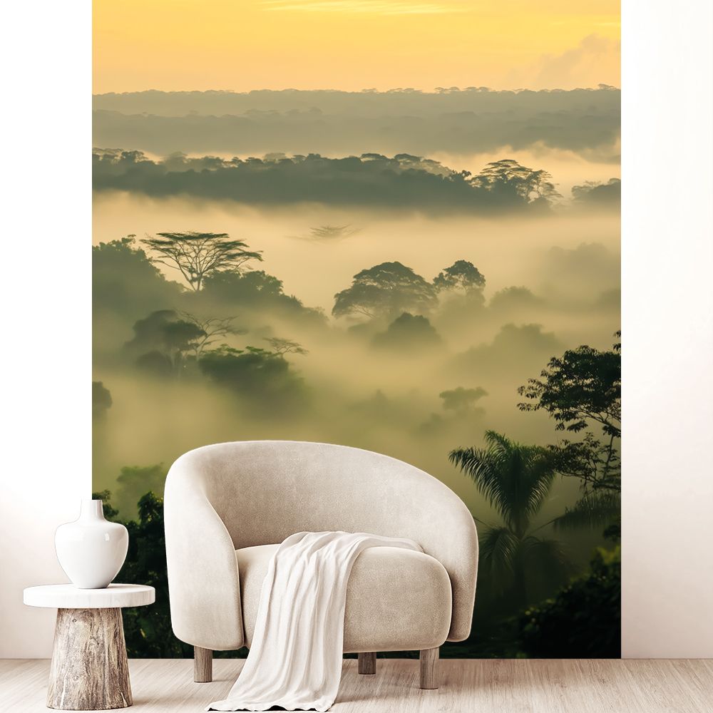 Papier peint "Jungle mystérieuse"