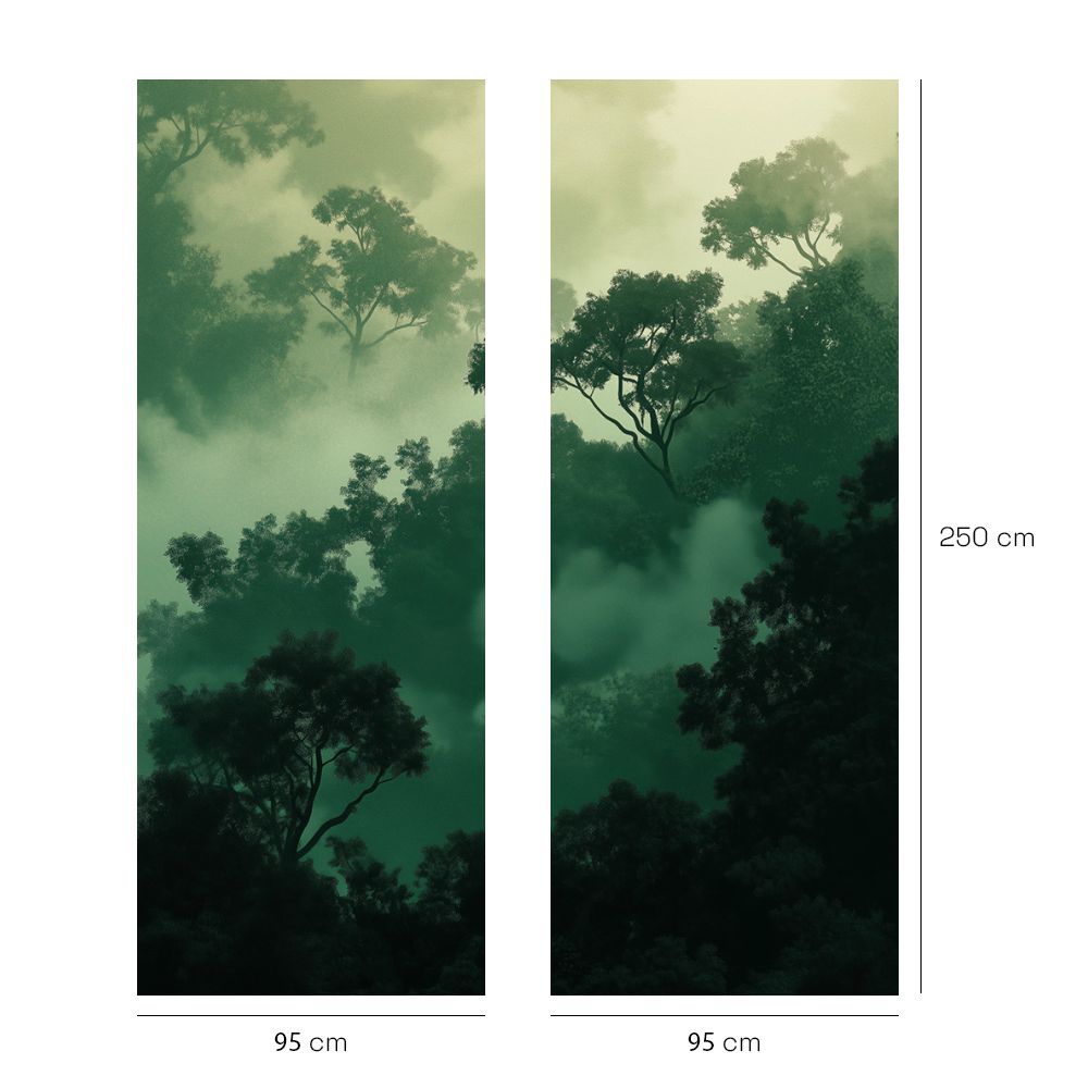 Papier peint "Brumeux et paisible"