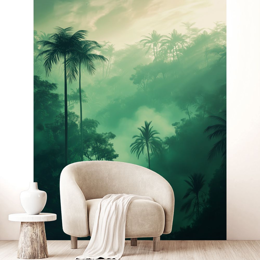Papier peint "Jungle mystérieuse"