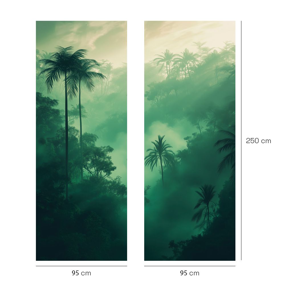Papier peint "Jungle mystérieuse"