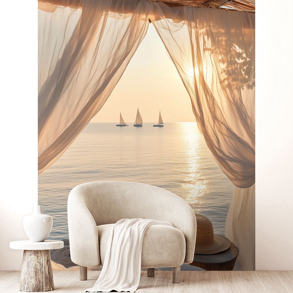 Papier peint "Évasion au bord"