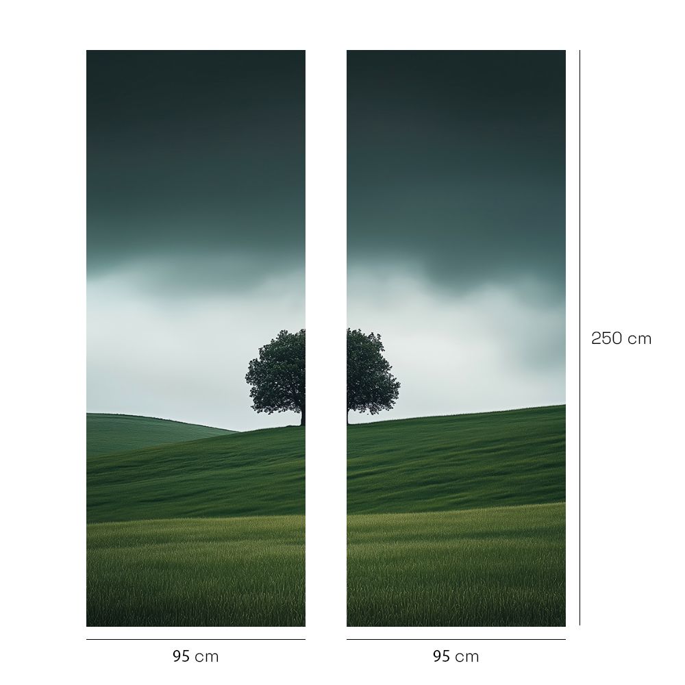 Papier peint "Arbre solitaire"