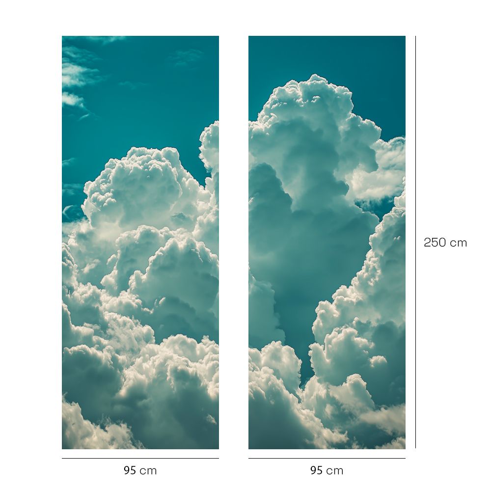 Papier peint "Ciel et nuages"