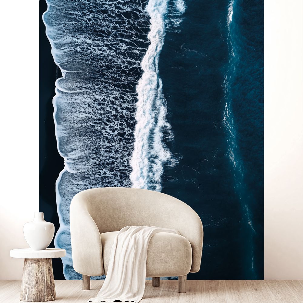 Papier peint "Vagues océaniques calmes"
