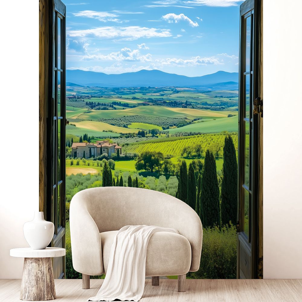 Papier peint "Visuel coloré"