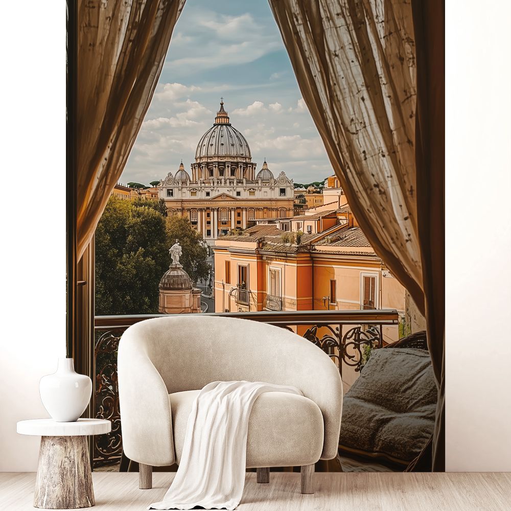 Papier peint "Vue urbaine élégante"