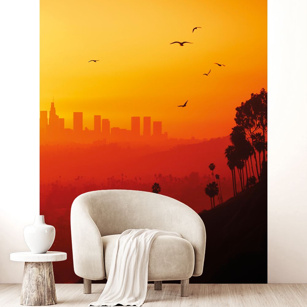 Papier peint "Coucher de soleil"