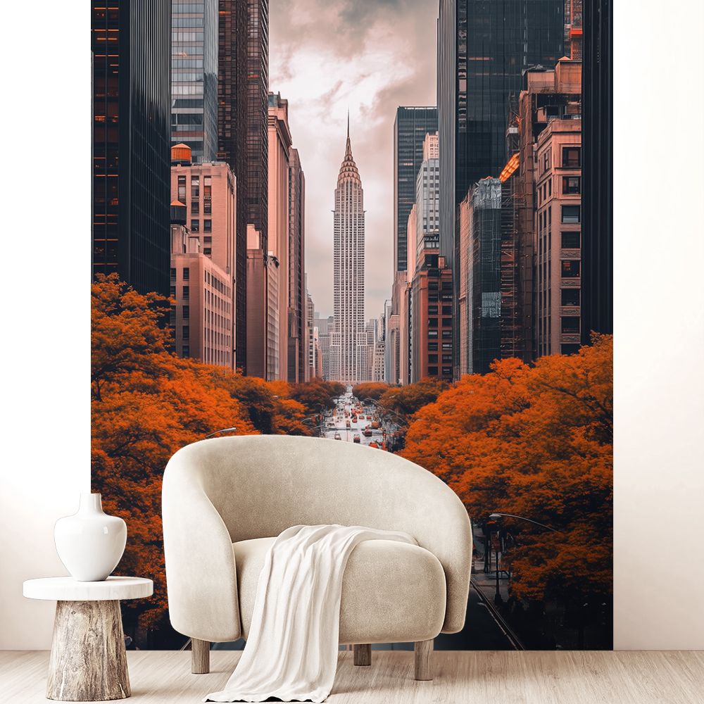 Papier peint "Ville dynamique"