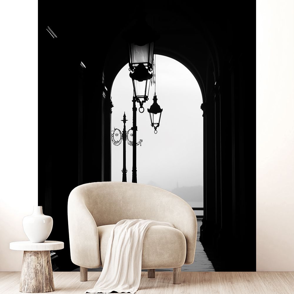 Papier peint "Passage urbain élégant"