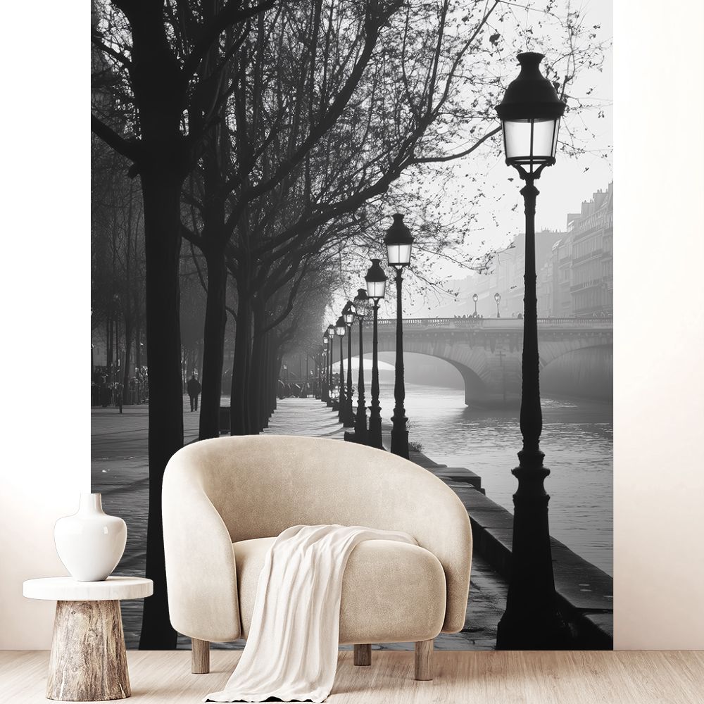 Papier peint "Promenade urbaine élégante"