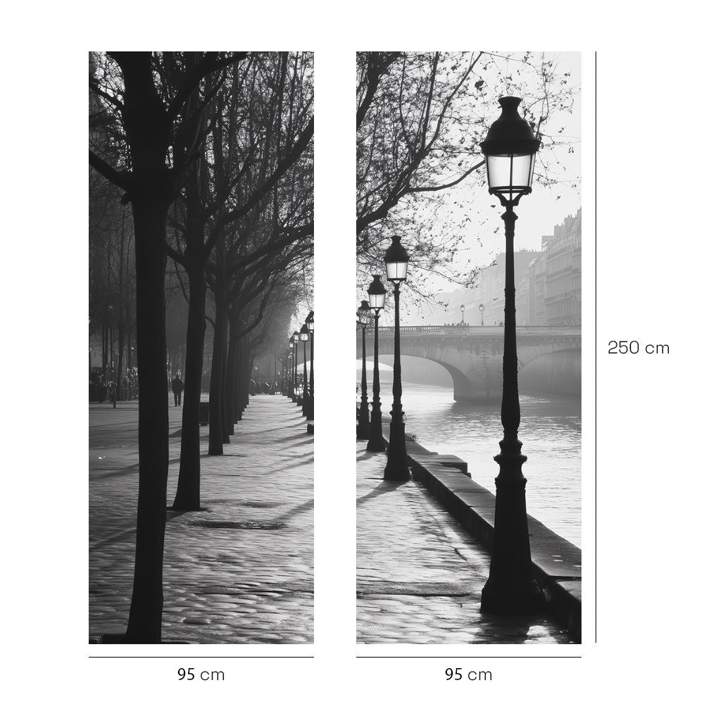 Papier peint "Promenade urbaine élégante"