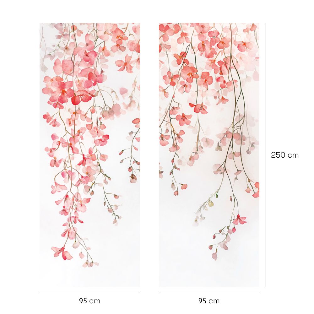 Papier peint "Fleurs délicates"