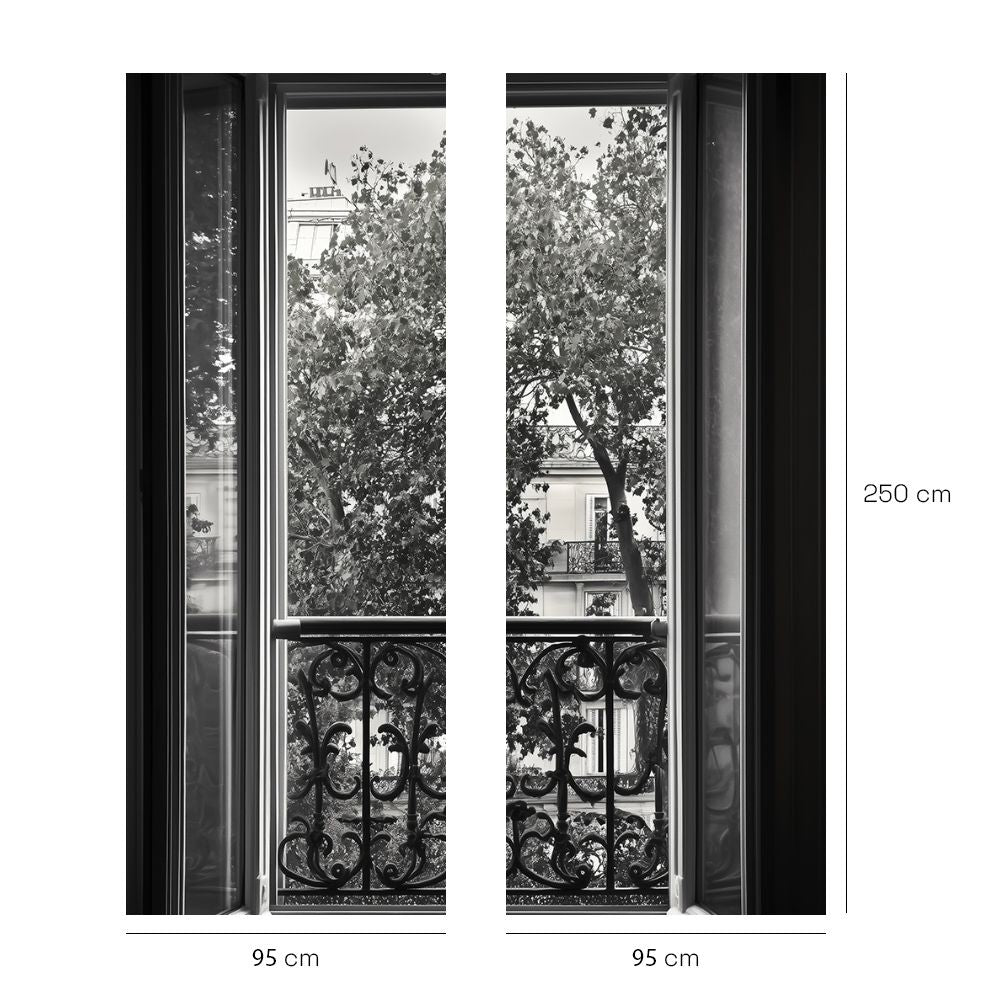 Papier peint "Vue urbaine apaisante"