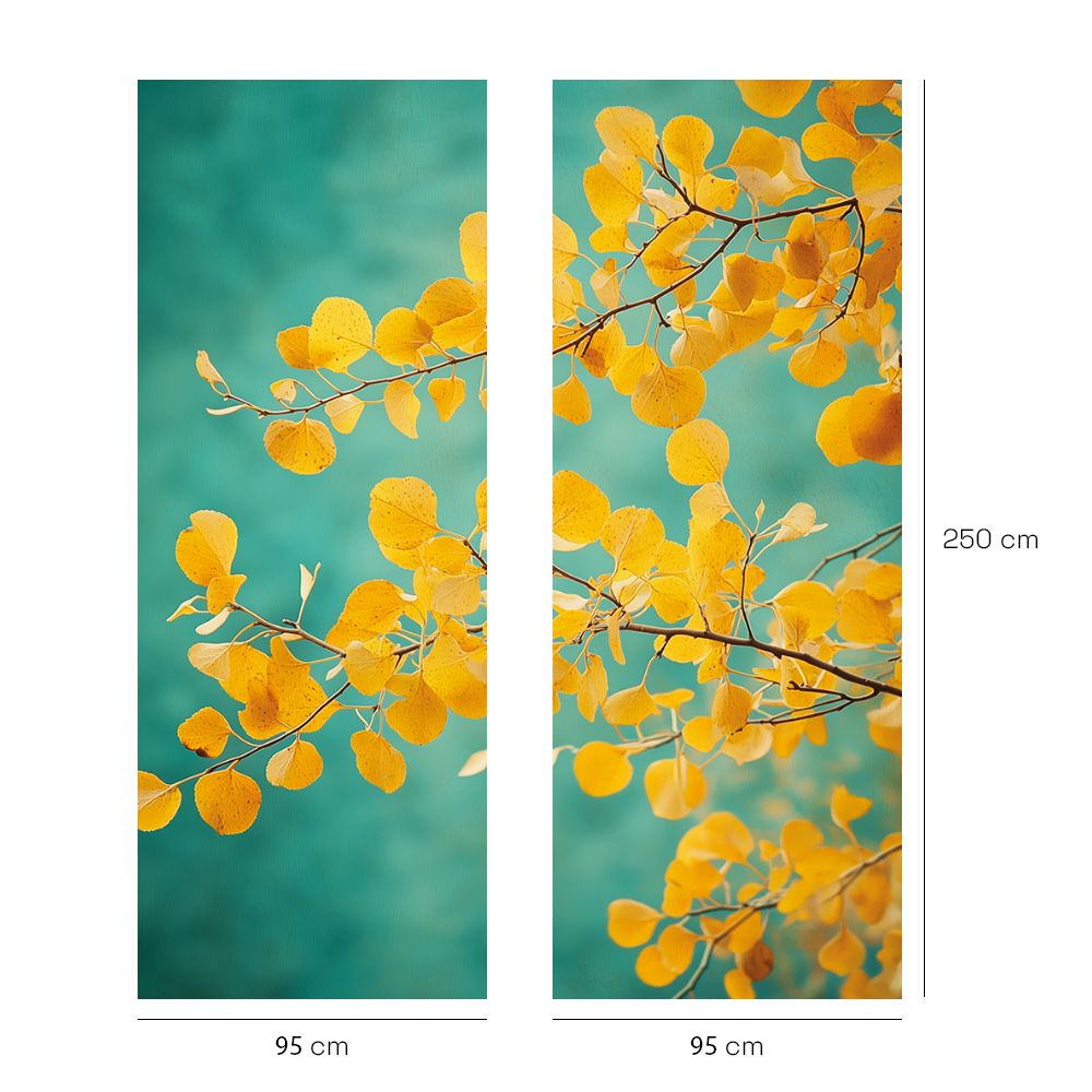 Papier peint "Feuillage vibrant"