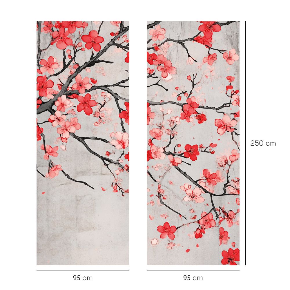 Papier peint "Fleurs délicates"