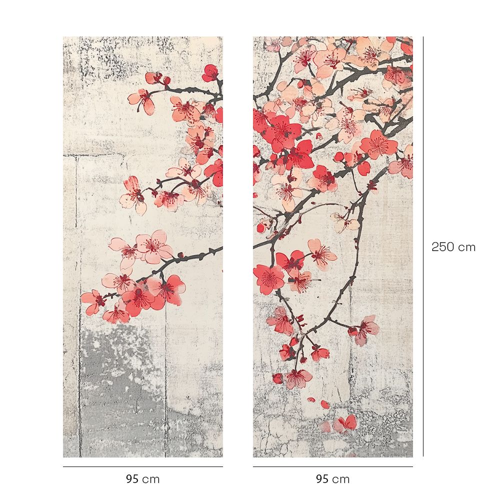 Papier peint "Fleurs délicates"