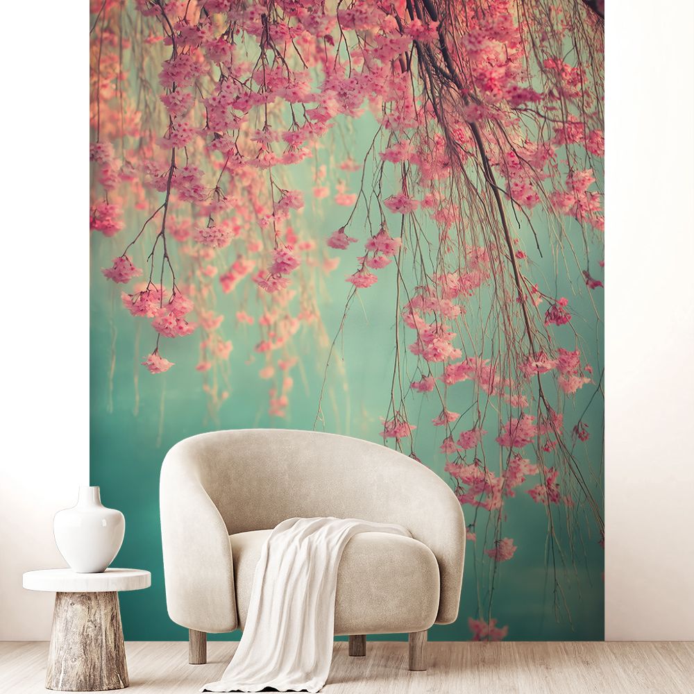 Papier peint "Branches de cerisier"