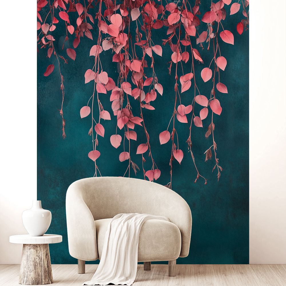 Papier peint "Chute de feuilles"