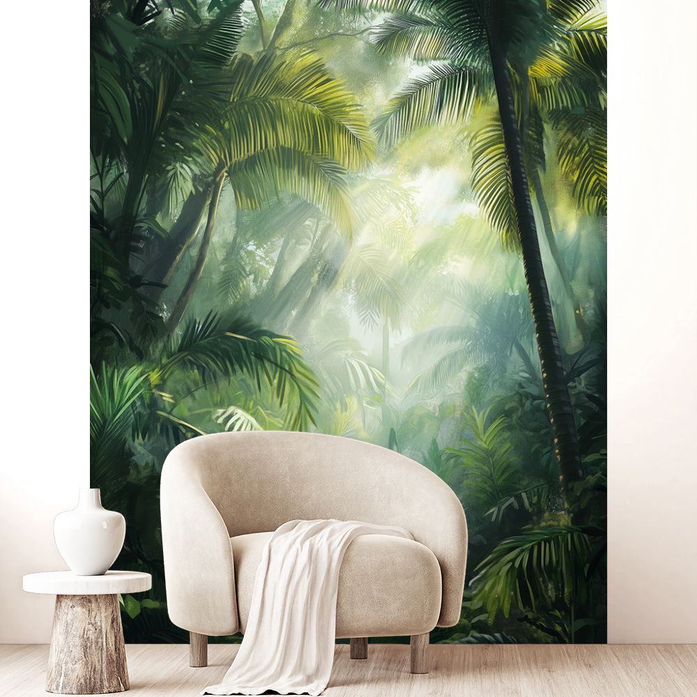 Papier peint "Paysage luxuriant"