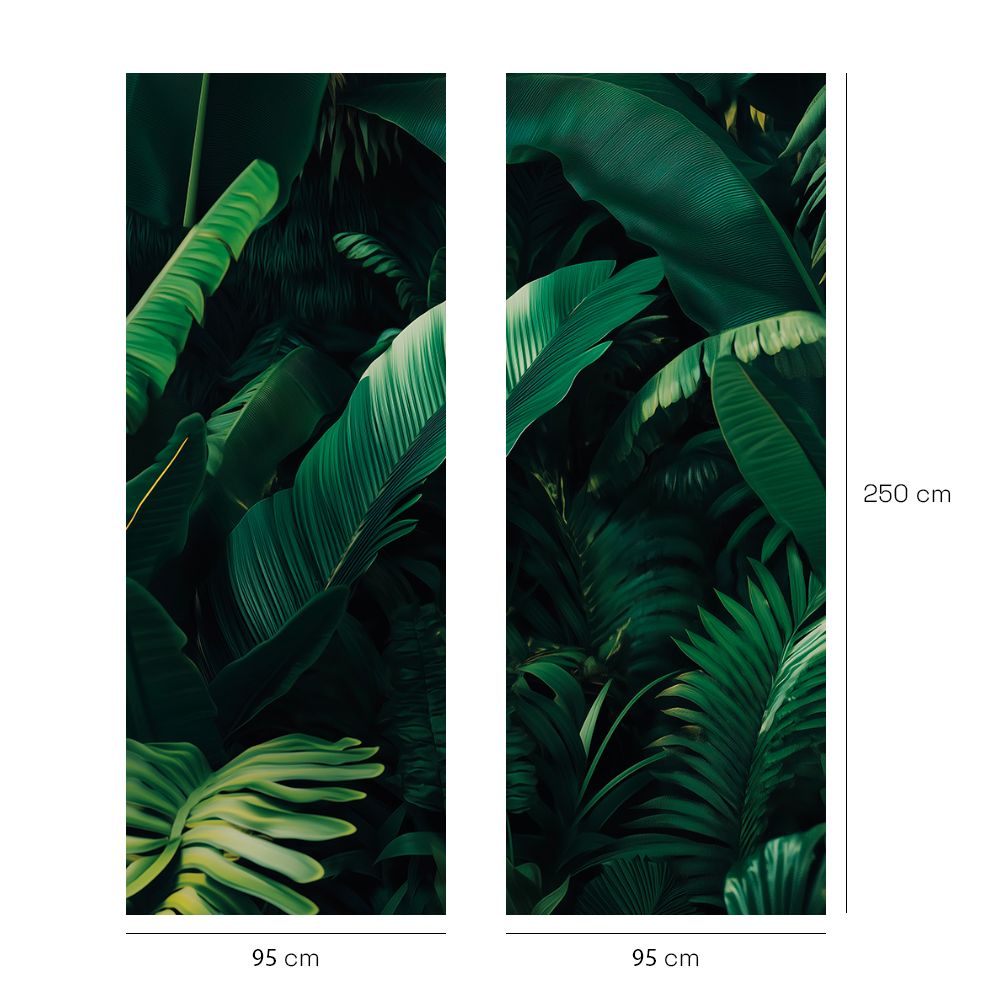 Papier peint "Luxuriant et exotique"