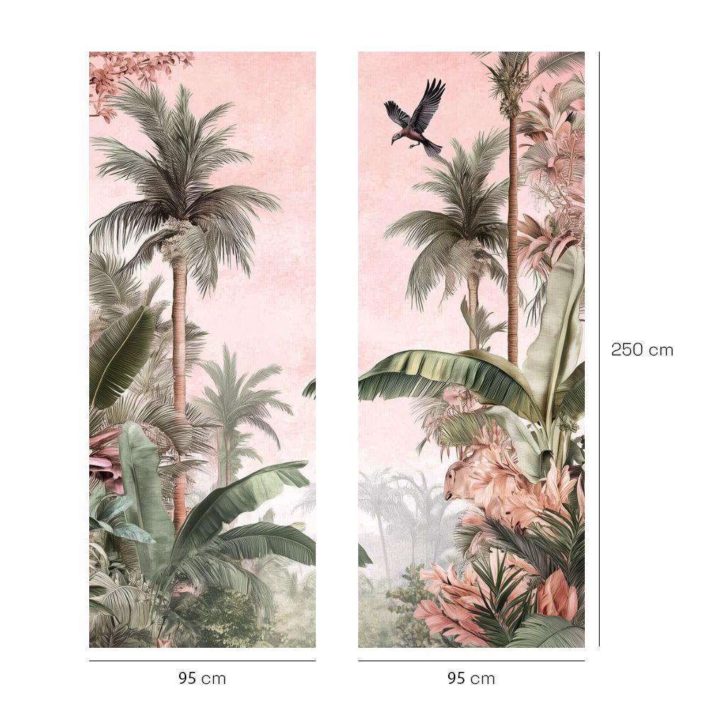 Papier peint "Paysage tropical apaisant"