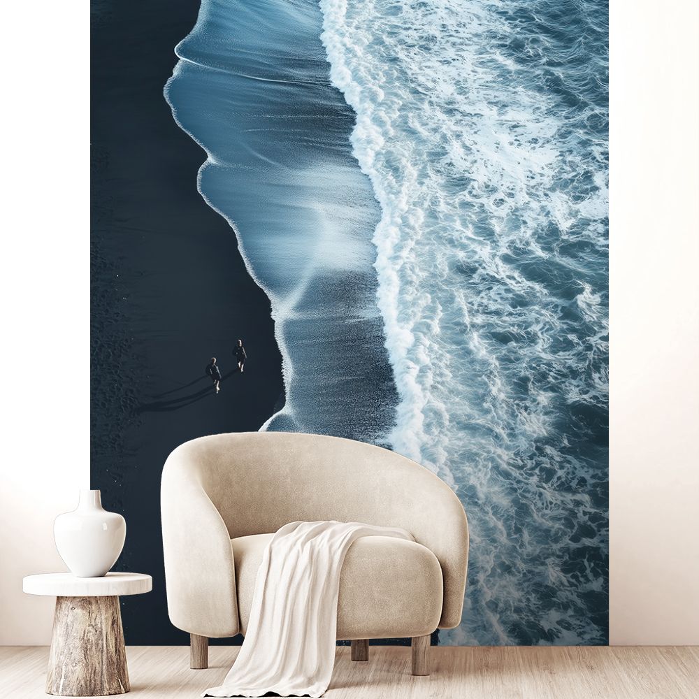 Papier peint "Vagues dynamiques"