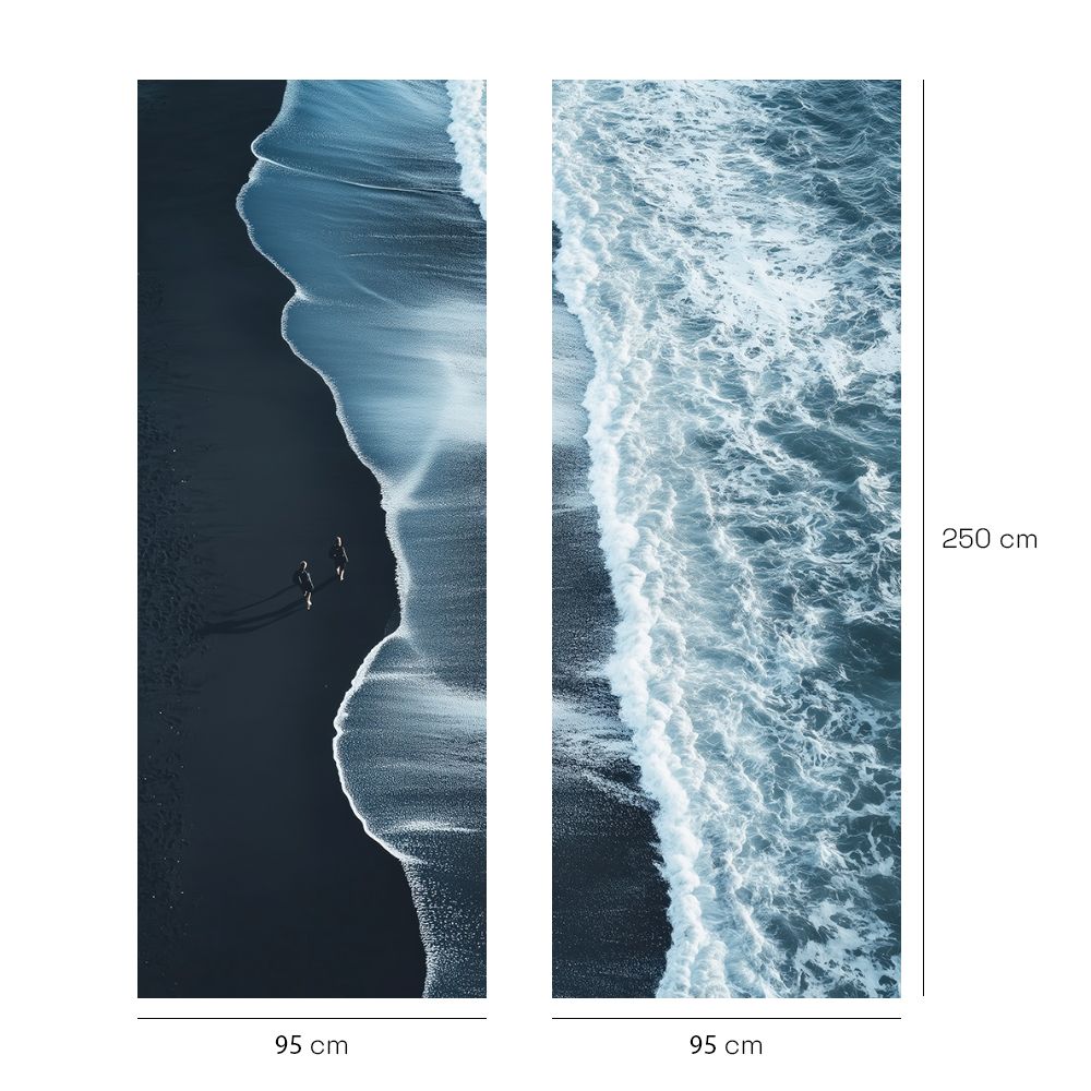 Papier peint "Vagues dynamiques"