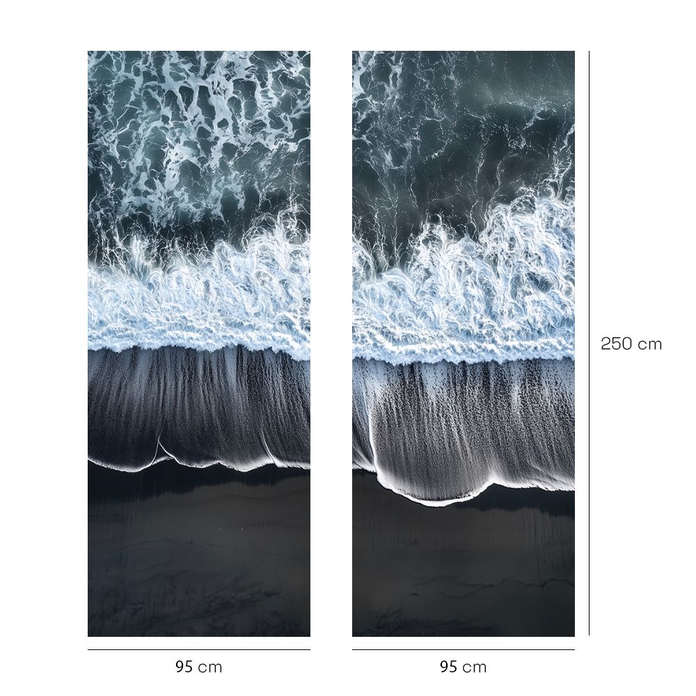 Papier peint "Vagues dynamiques"