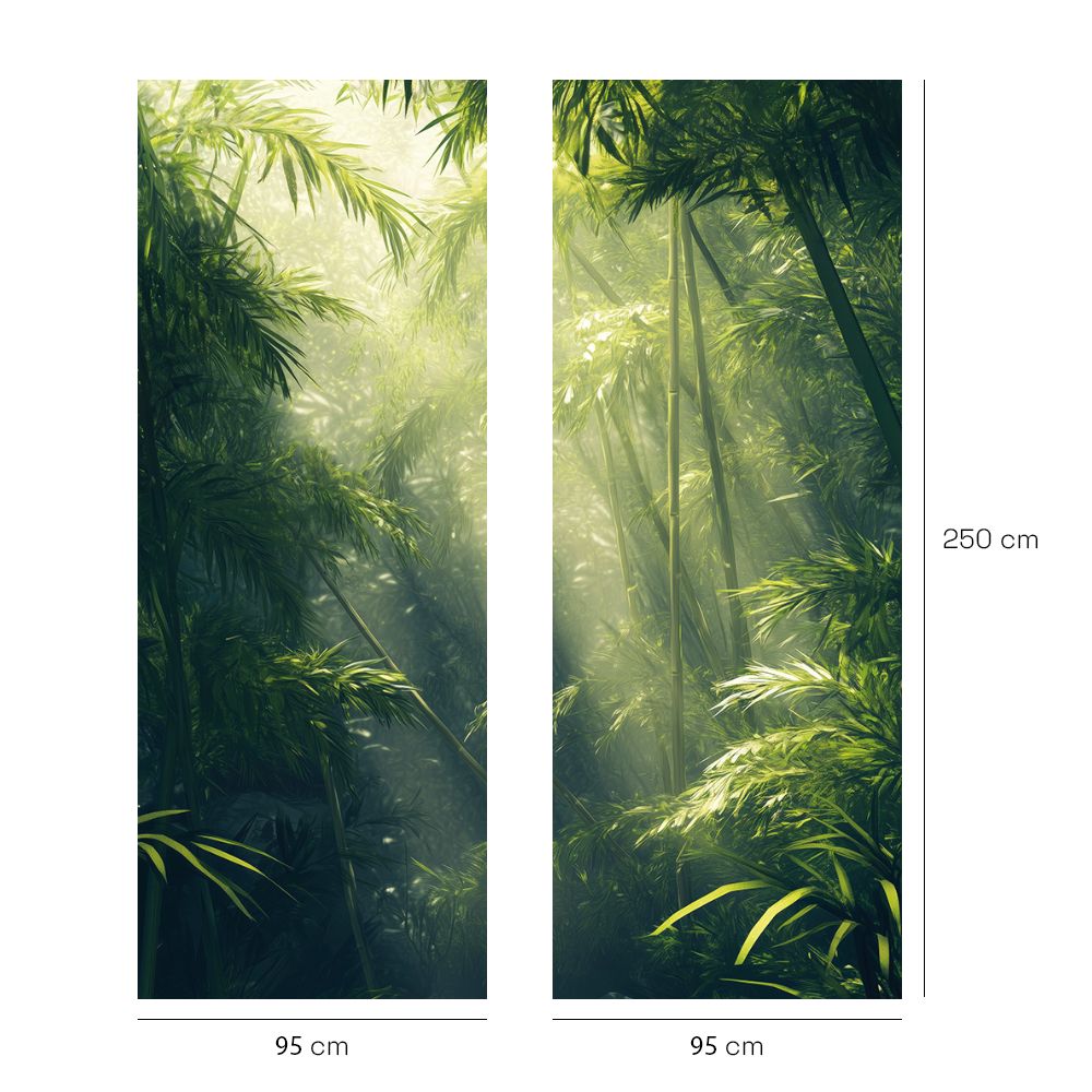 Papier peint "Forêt luxuriante"