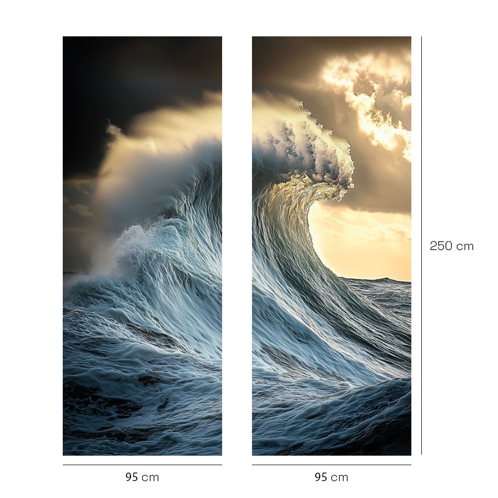 Papier peint "Vagues majestueuses"