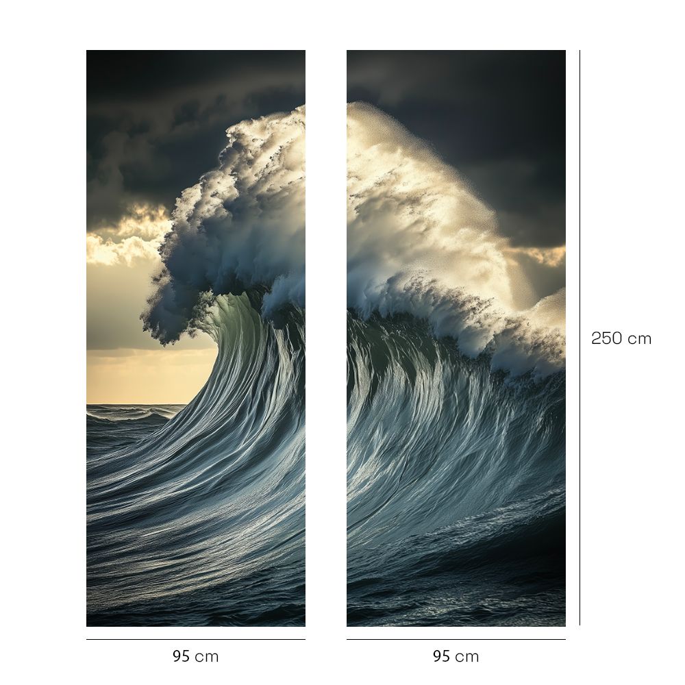 Papier peint "Vague majestueuse"