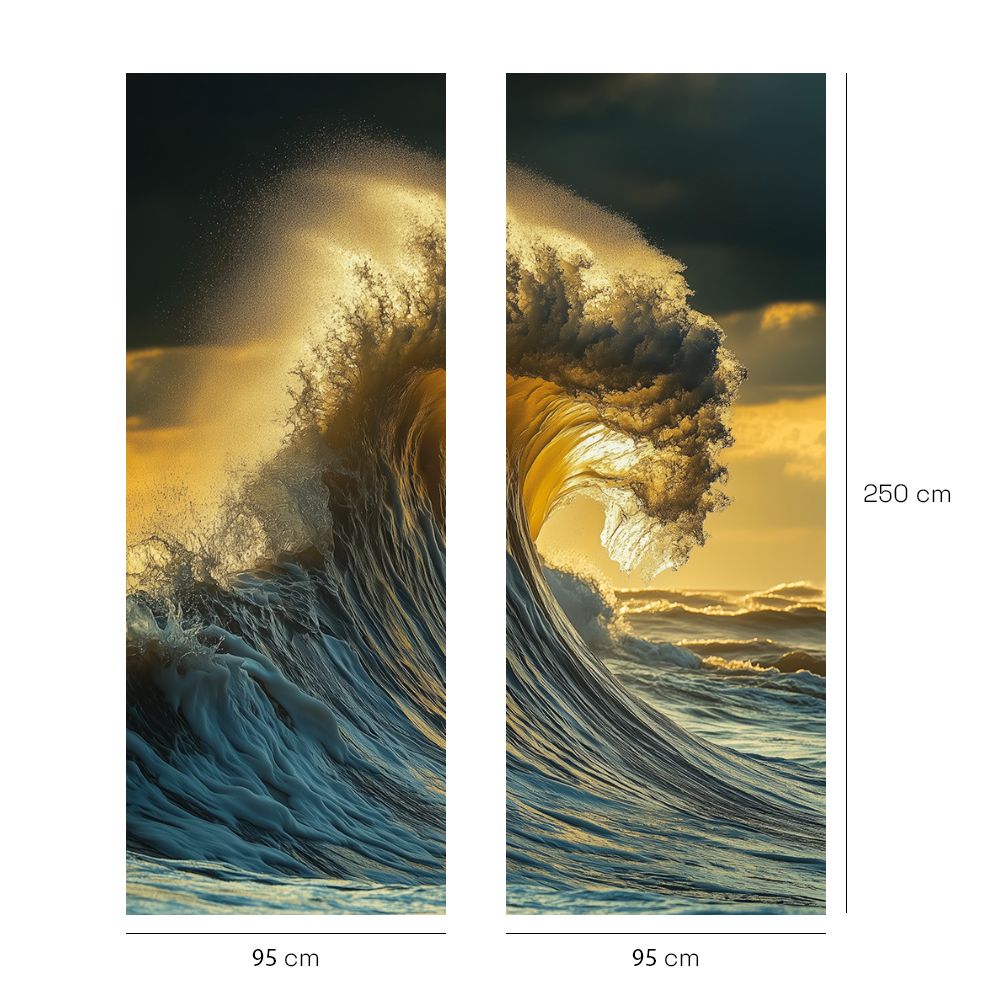 Papier peint "Vagues majestueuses"