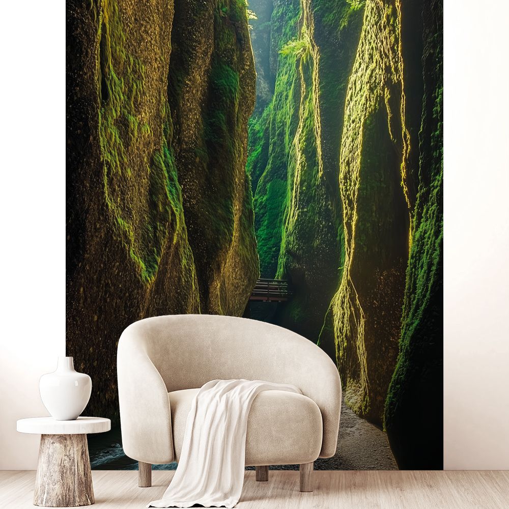 Papier peint "Canyon verdoyant"
