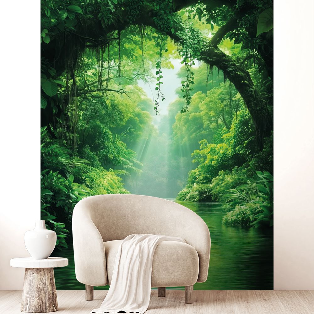 Papier peint "Nature luxuriante"