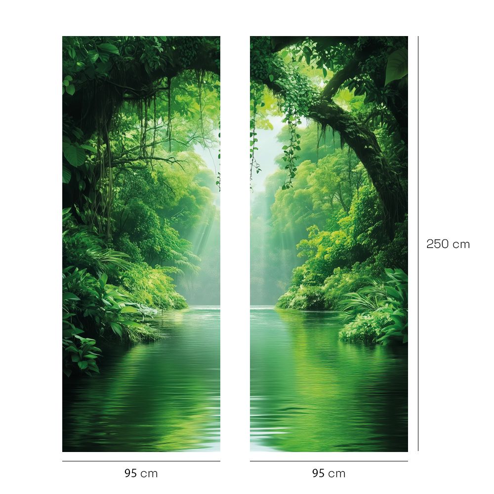 Papier peint "Nature luxuriante"