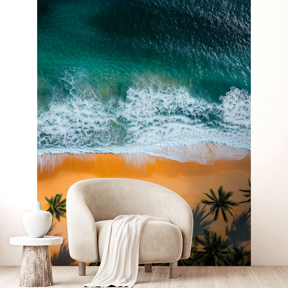 Papier peint "Scène de plage"