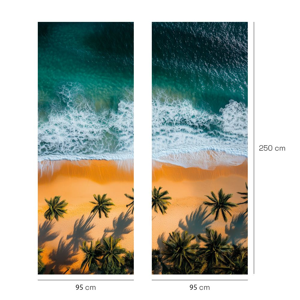 Papier peint "Scène de plage"