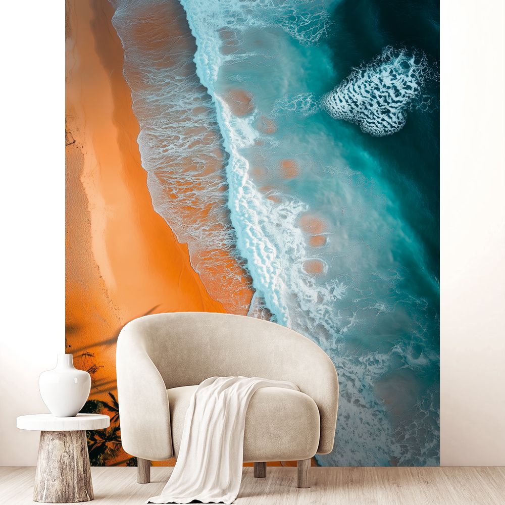 Papier peint "Plage tropicale sereine"