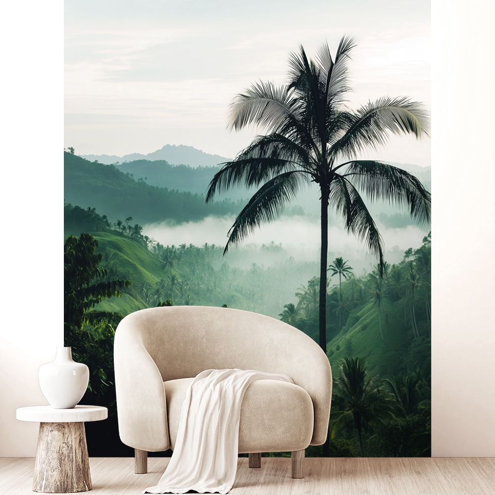 Papier peint "Paysage tropical paisible"