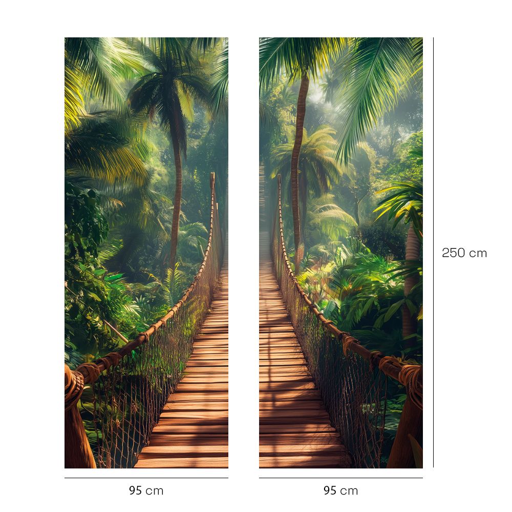 Papier peint "Aventure tropicale immersive"