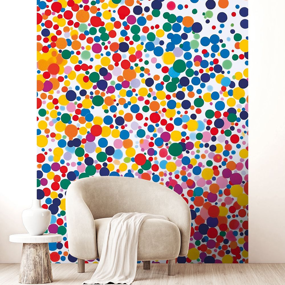Papier peint "Motifs colorés vibrants"
