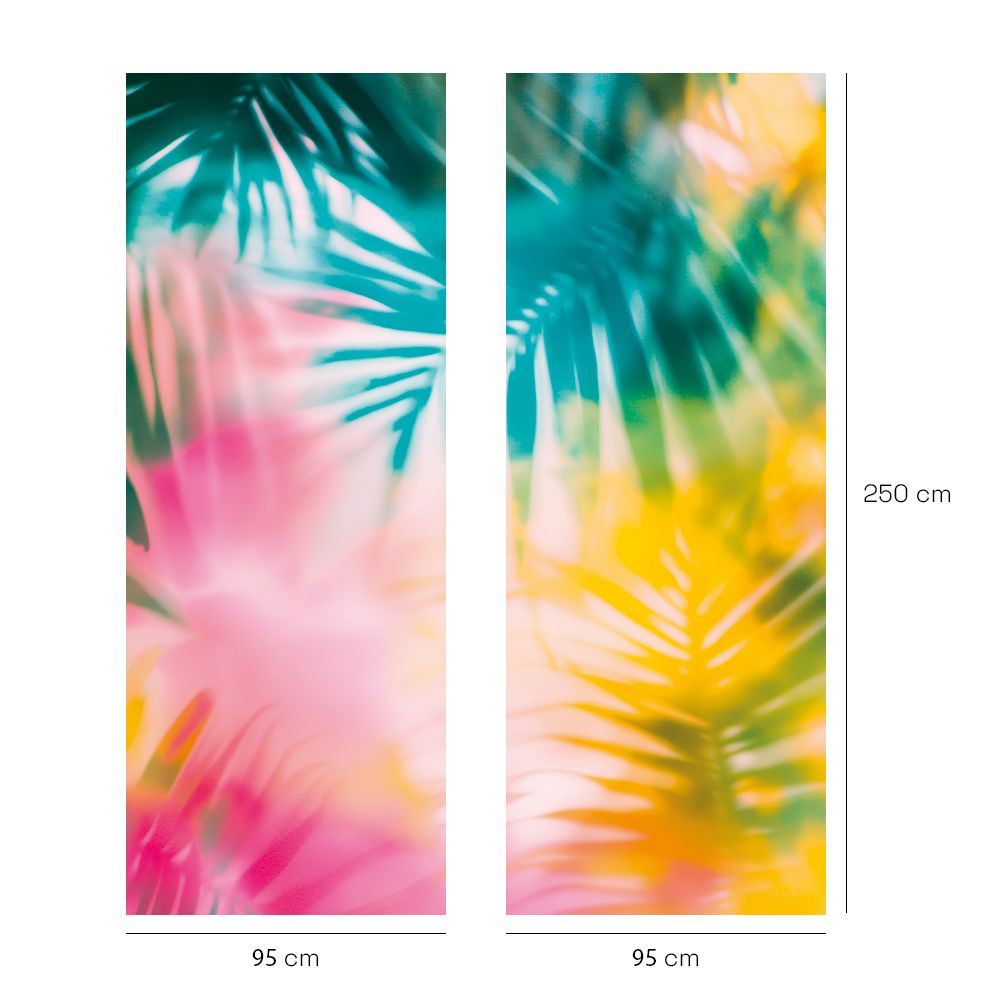 Papier peint "Feuillage coloré vibrant"