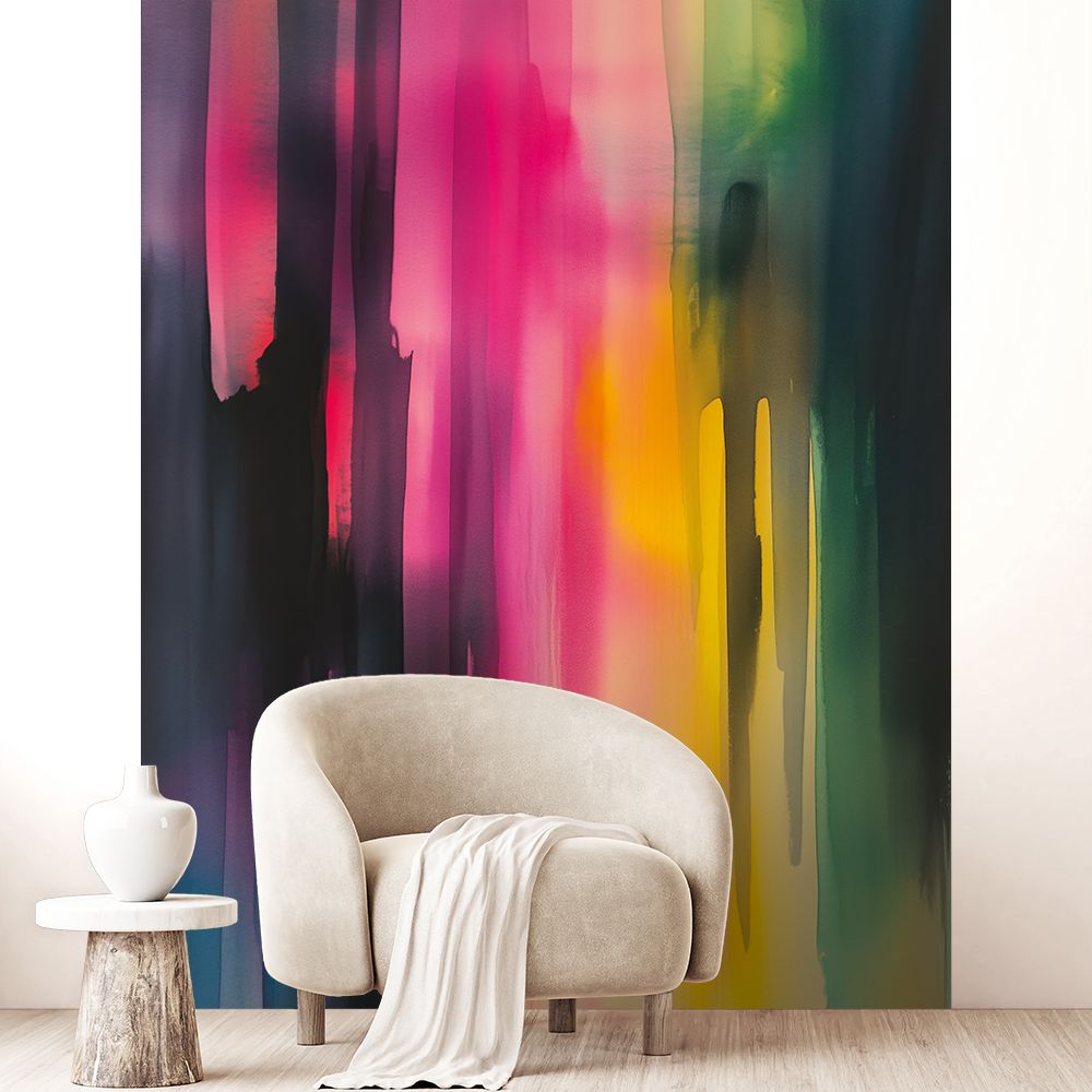 Papier peint "Touches colorées sublimes"