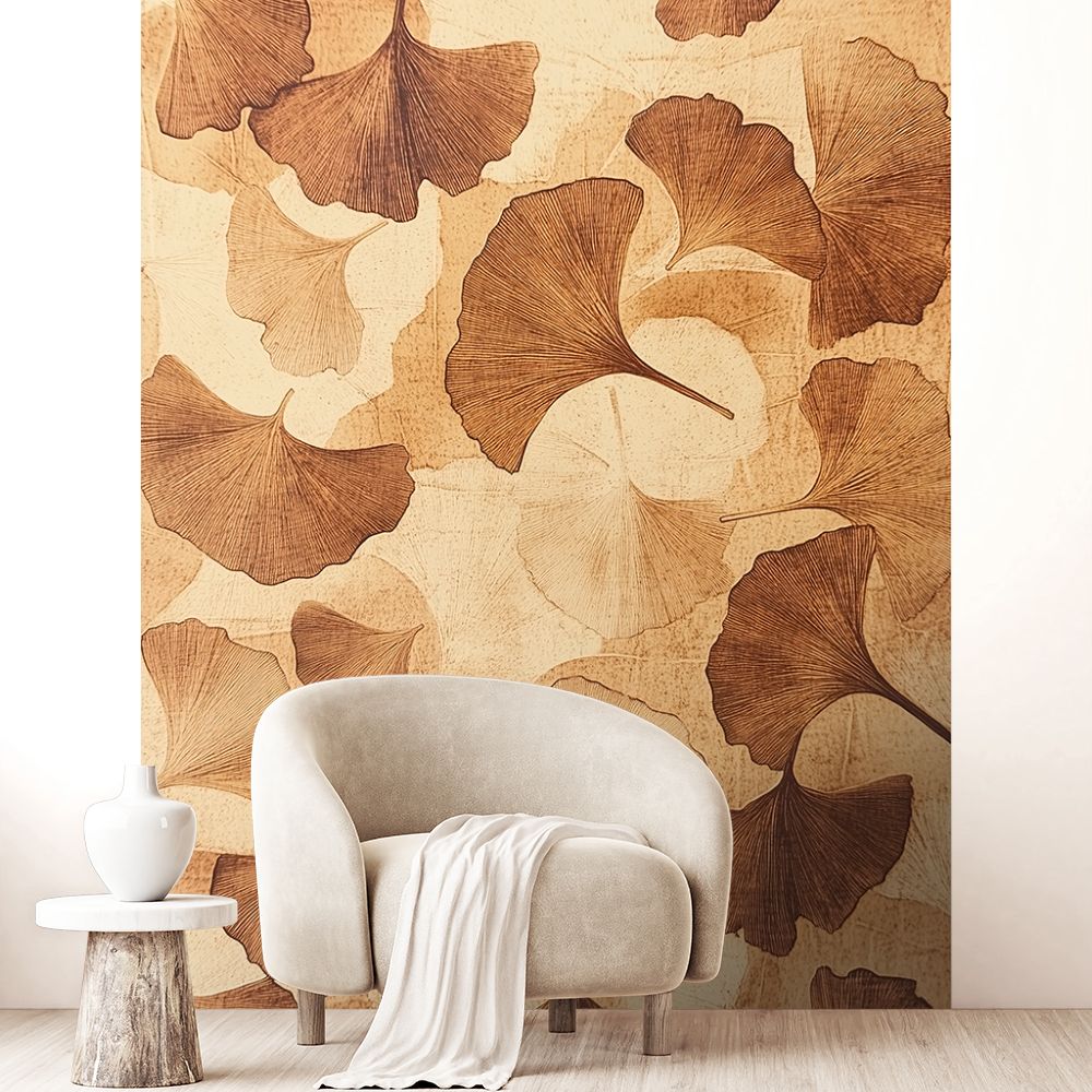 Papier peint "Feuilles élégantes"