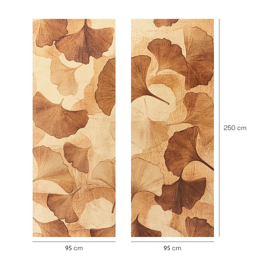 Papier peint "Feuilles élégantes"