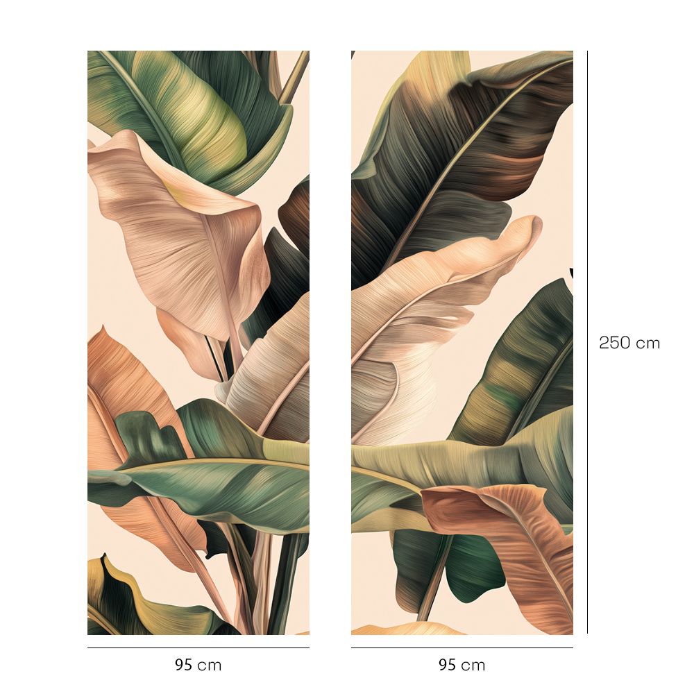 Papier peint "Feuilles élégantes"