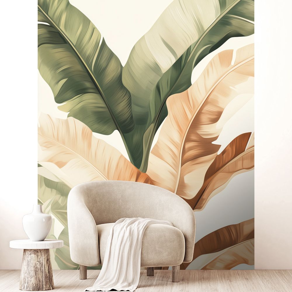 Papier peint "Tropical apaisant"