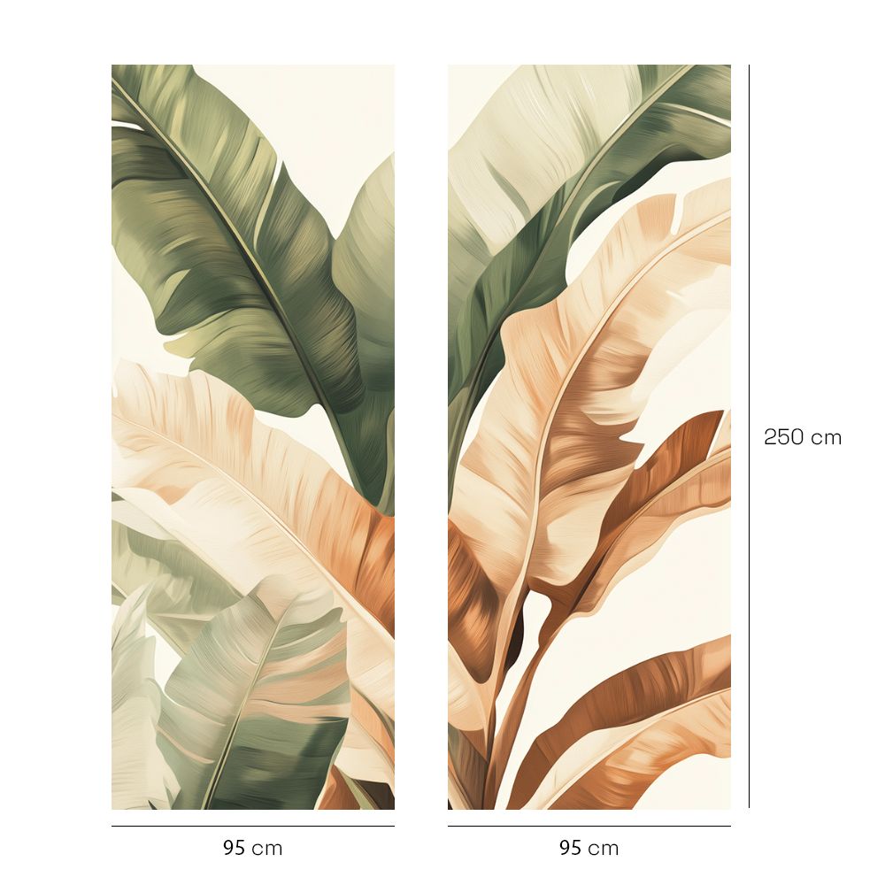 Papier peint "Tropical apaisant"