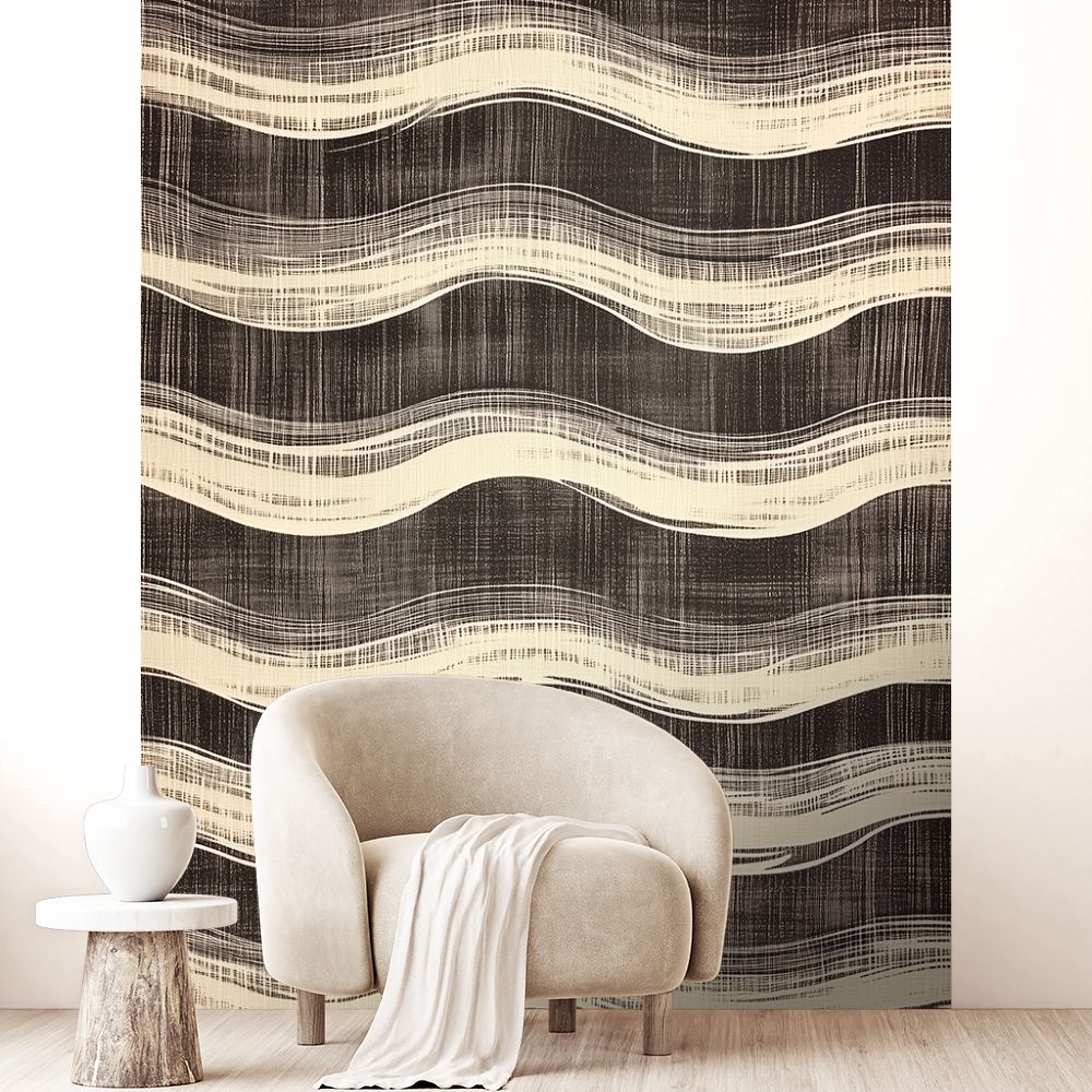 Papier peint "Ondes dynamiques"